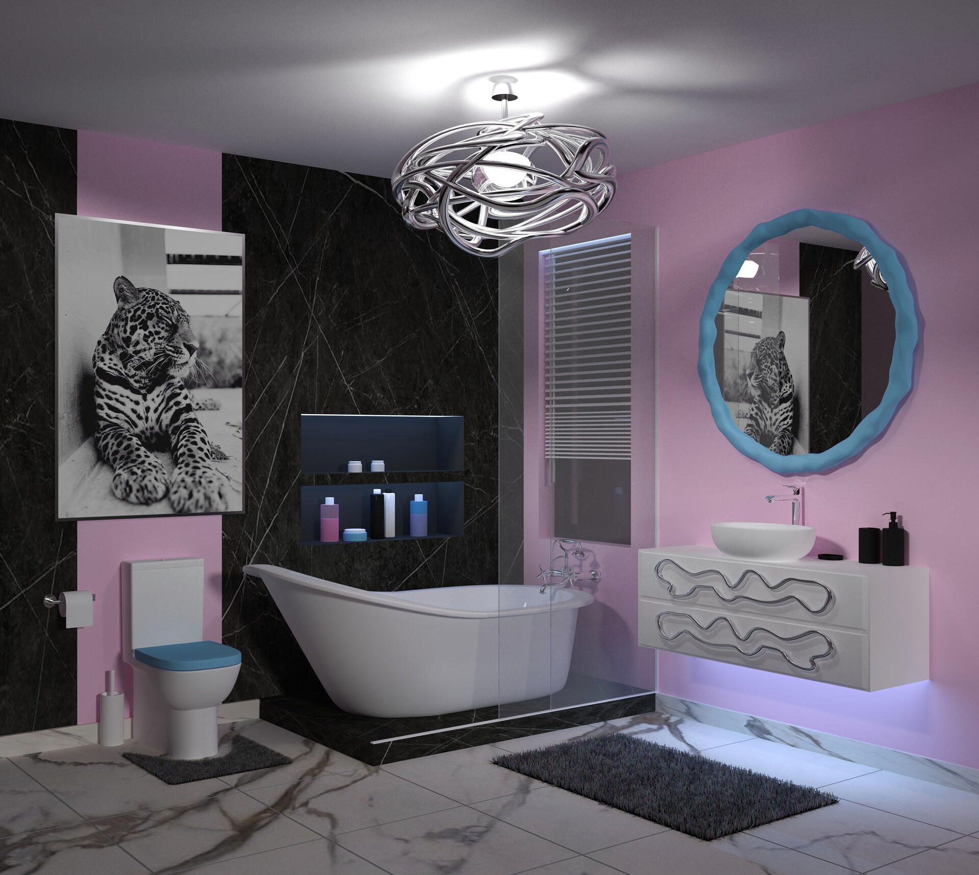 ArtStation - Luxury bathroom