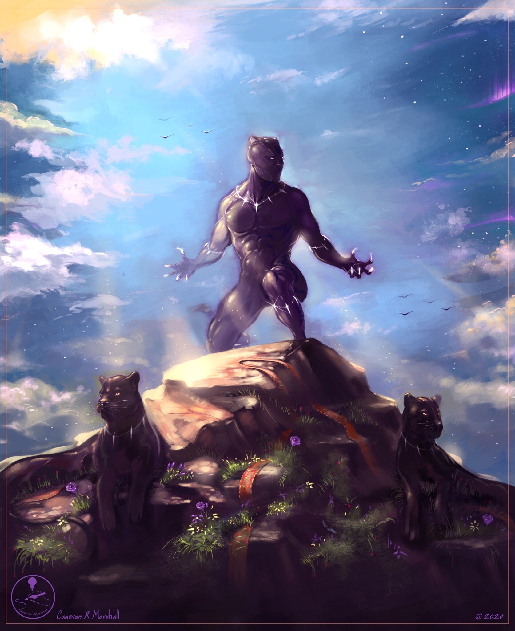 ArtStation - Black Panther tribute