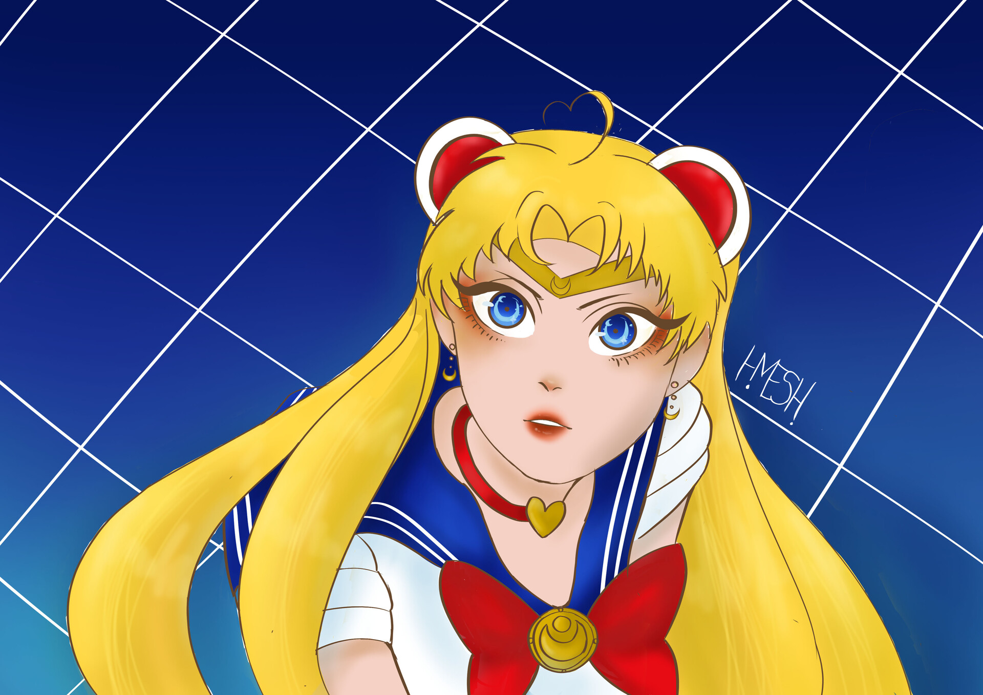 ArtStation - Sailor Moon redraw challenge!