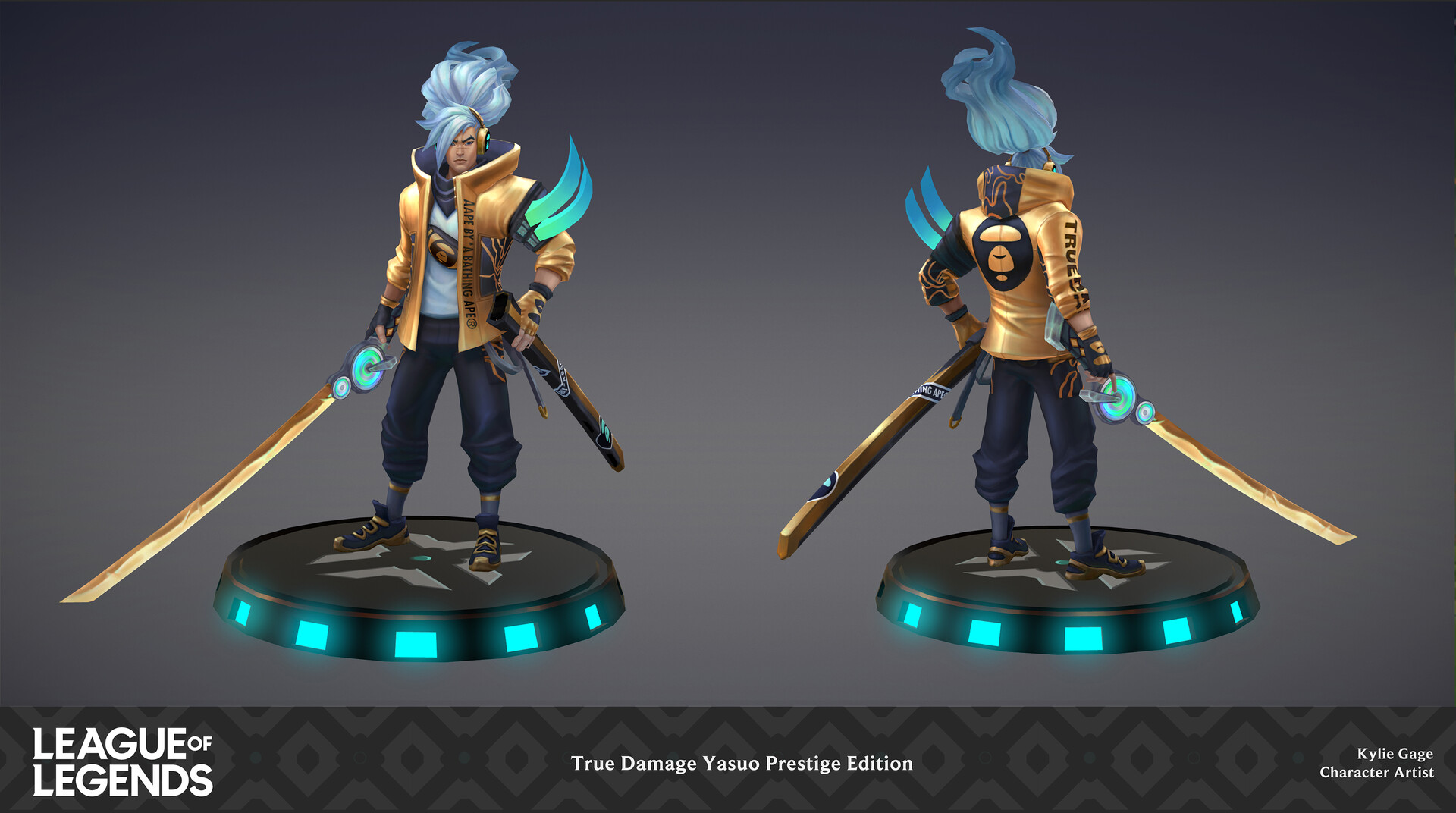 League of Legends joins forces with AAPE for new Yasuo Prestige skin -  Inven Global