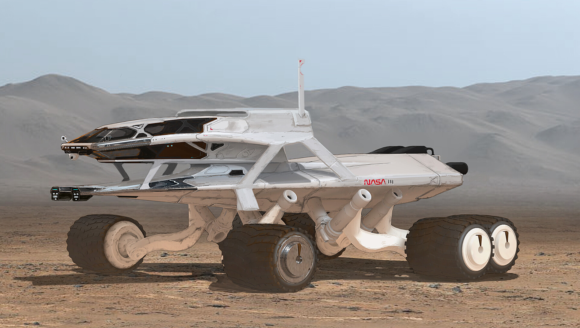 ArtStation - Mars Rover