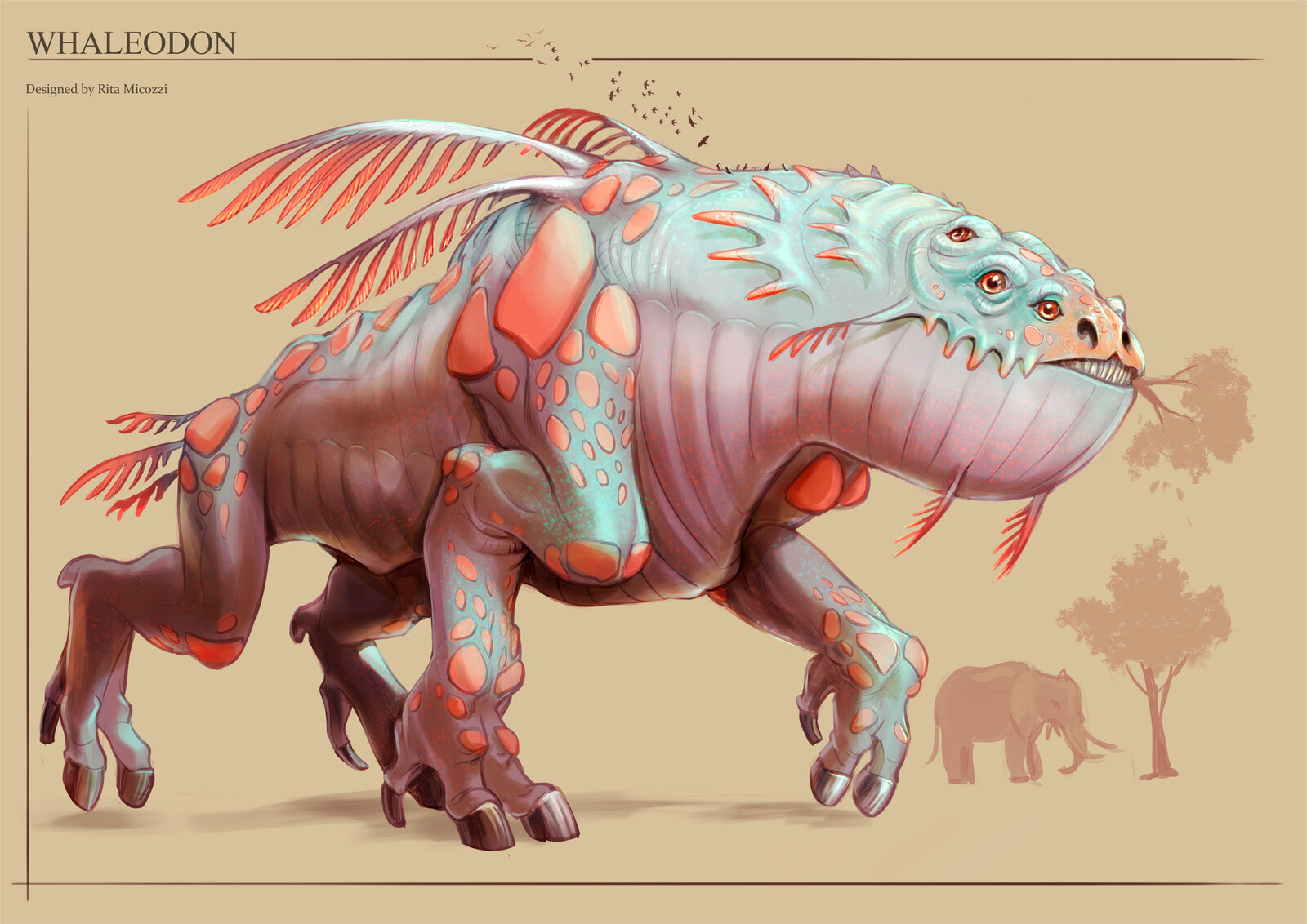 Creature design - Whaleodon