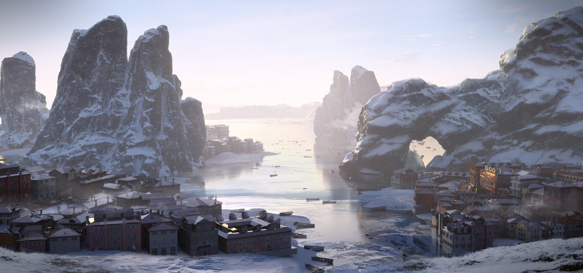 ArtStation - Frozen Docks