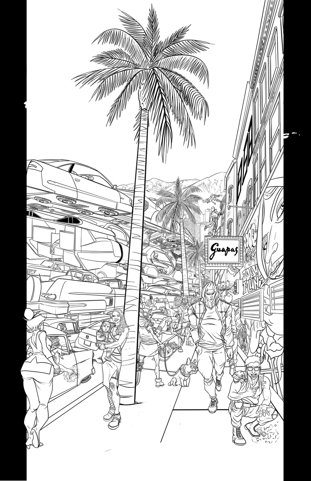 #inks
Vik Strolling through the hood
