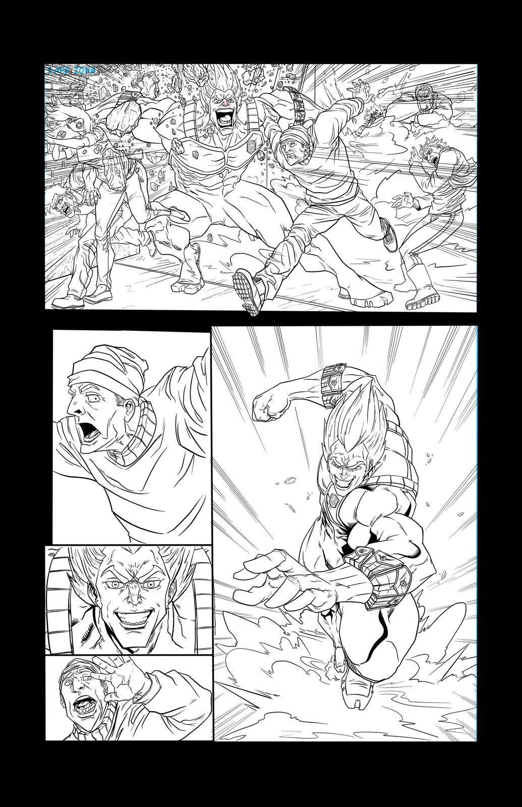 #inks
Jazai chasing down a perp