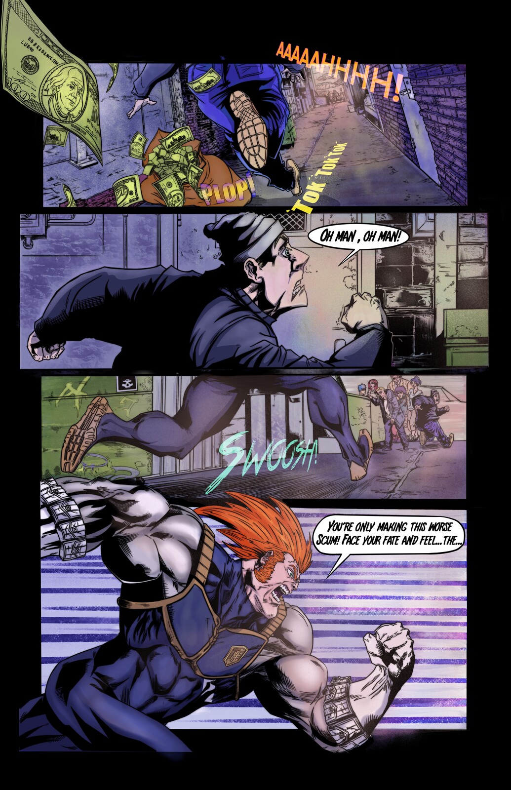 #colors
Jazai chasing down a perp