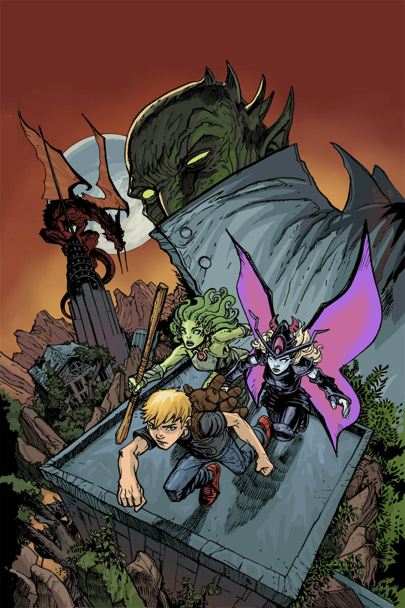 Living boy. The only Living boy. Steve Ellis (Comics).