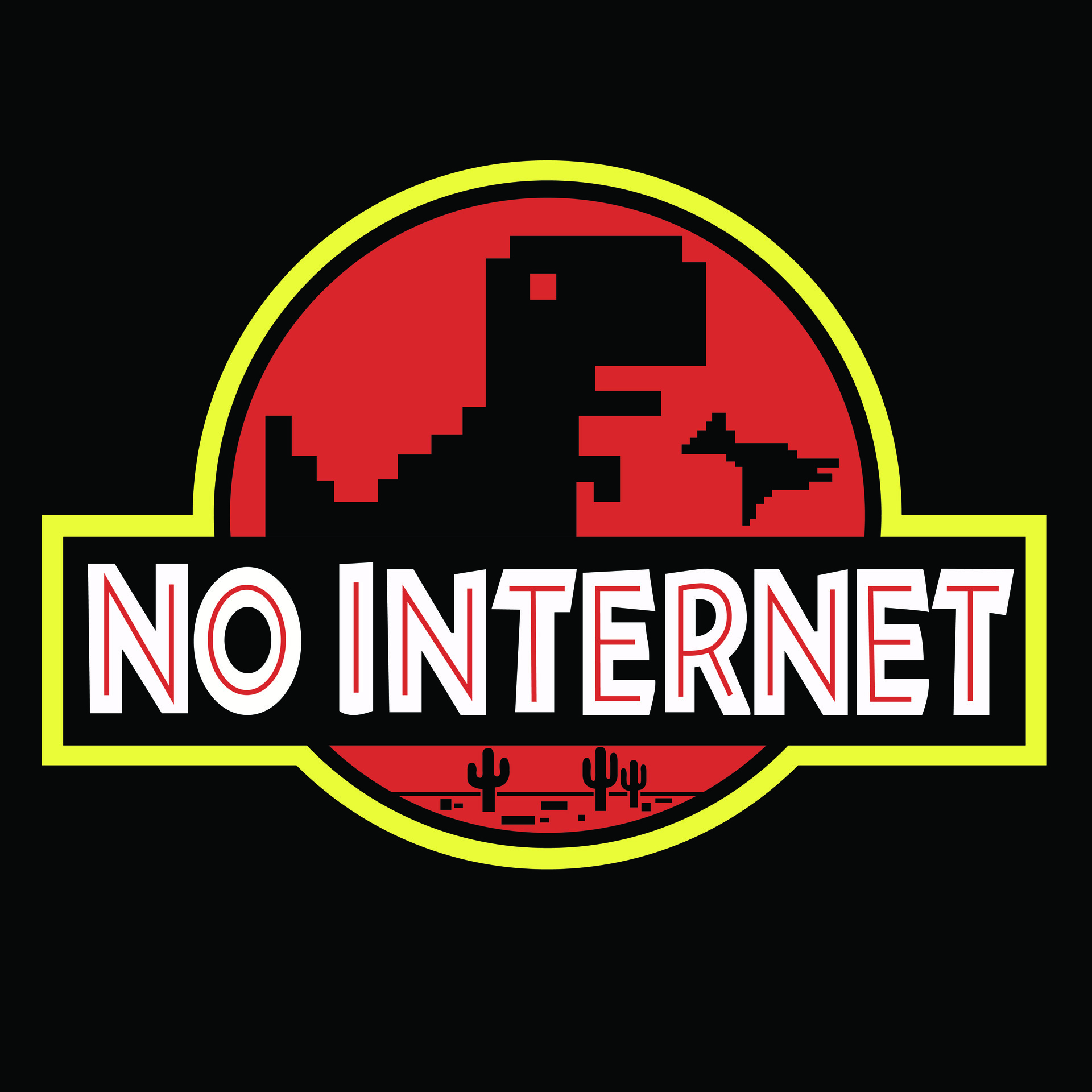 no internet t rex game