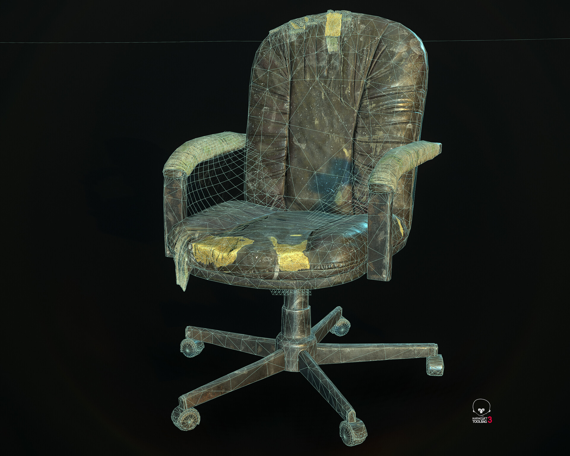 Office chair fix and modification, image size:1920x1536