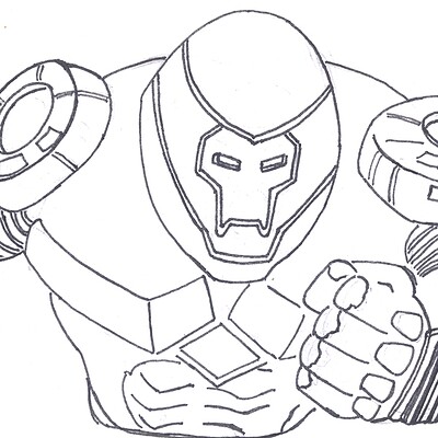 ArtStation - The Ironman Hulk Buster Suit (Old Comic Book ...