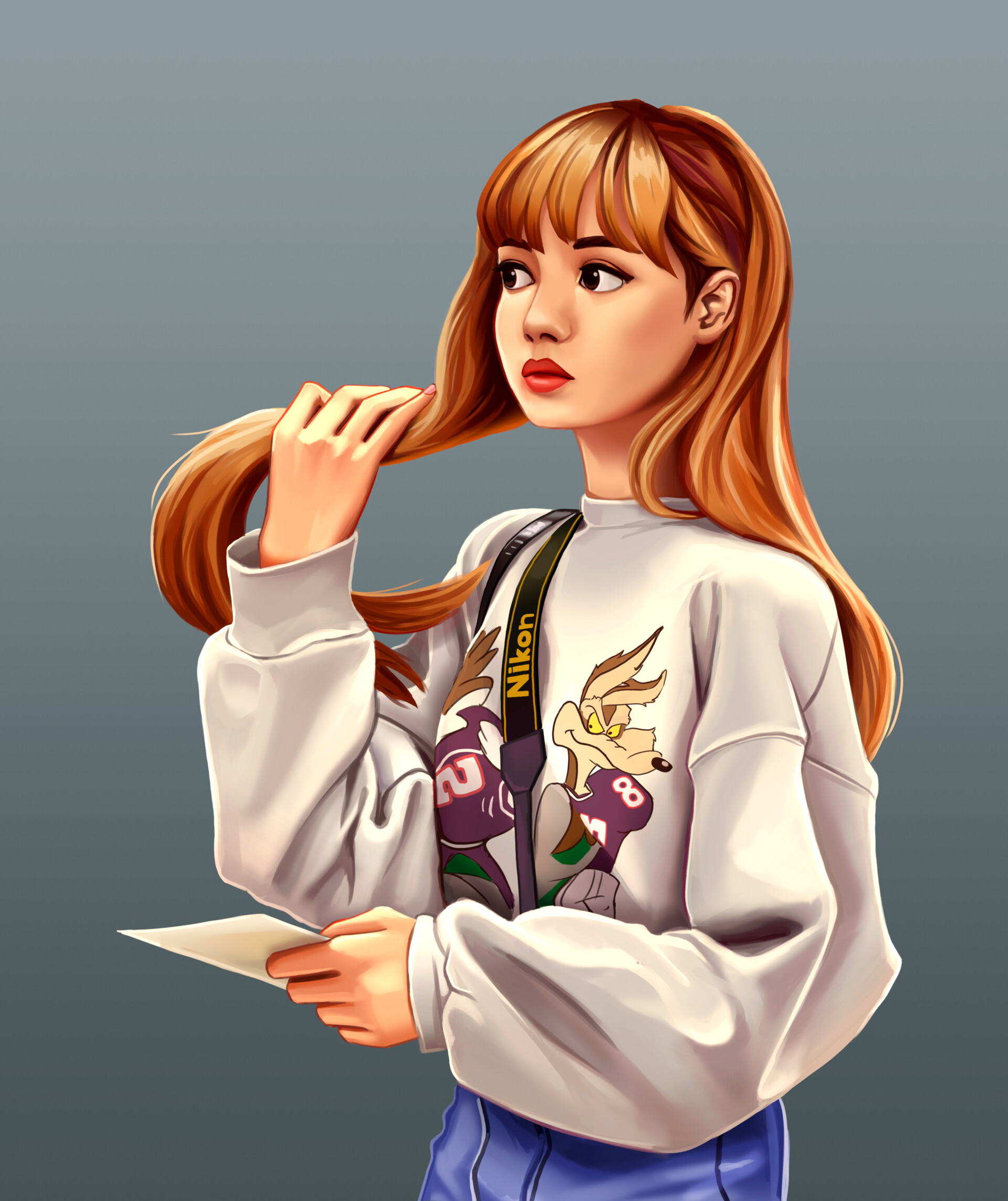 Artstation Blackpink Lisa Fanart Karkeng Chan Jia Jyn