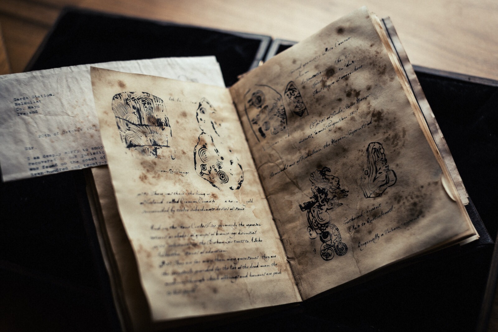 Research on Stone Age art from Ireland. Photo by Cian McKenna