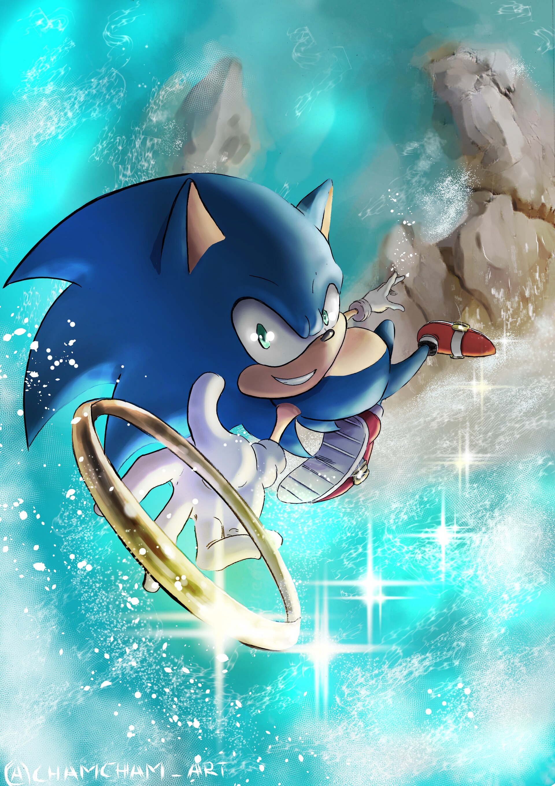 Cham - Sonic Fanart
