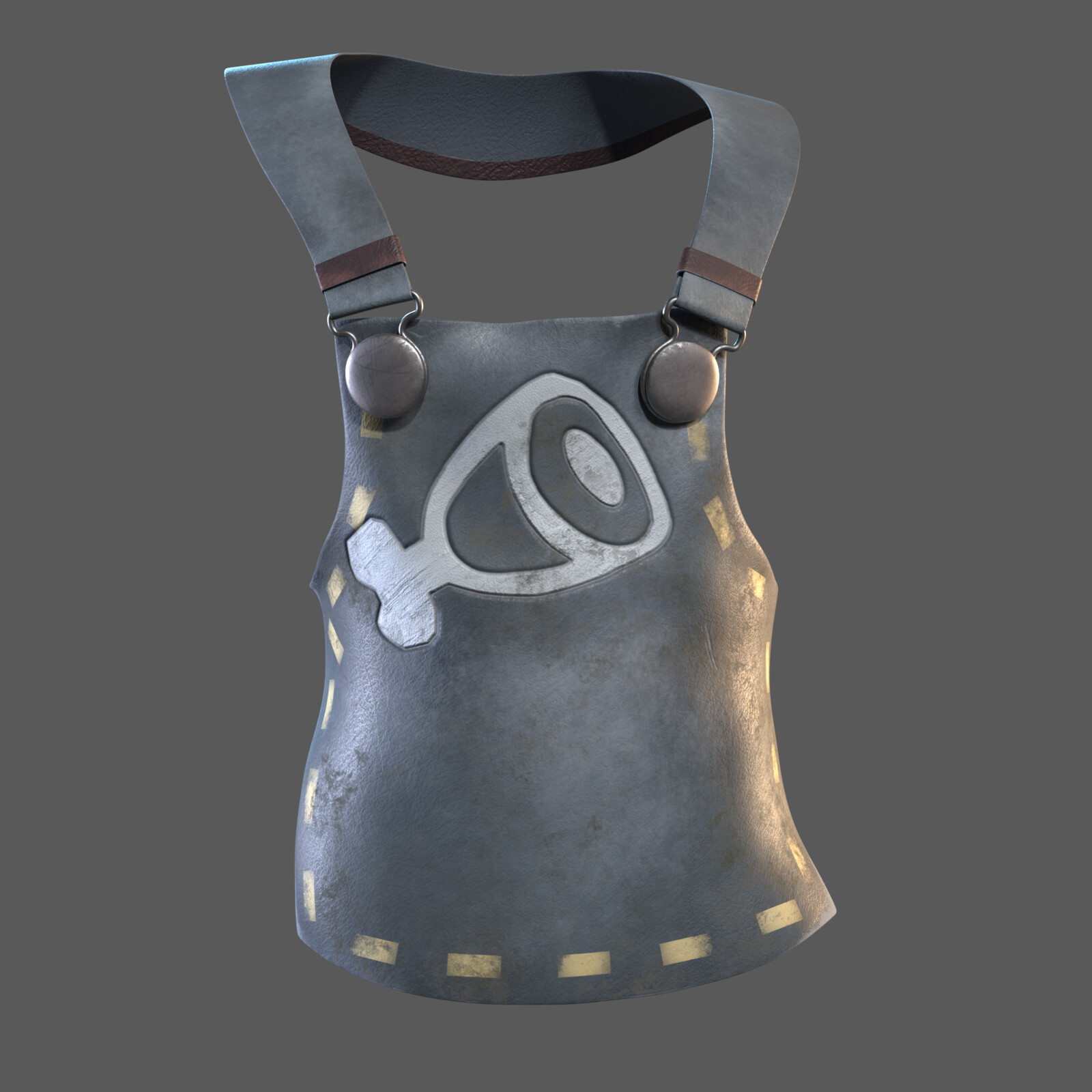 Apron hand painted textures