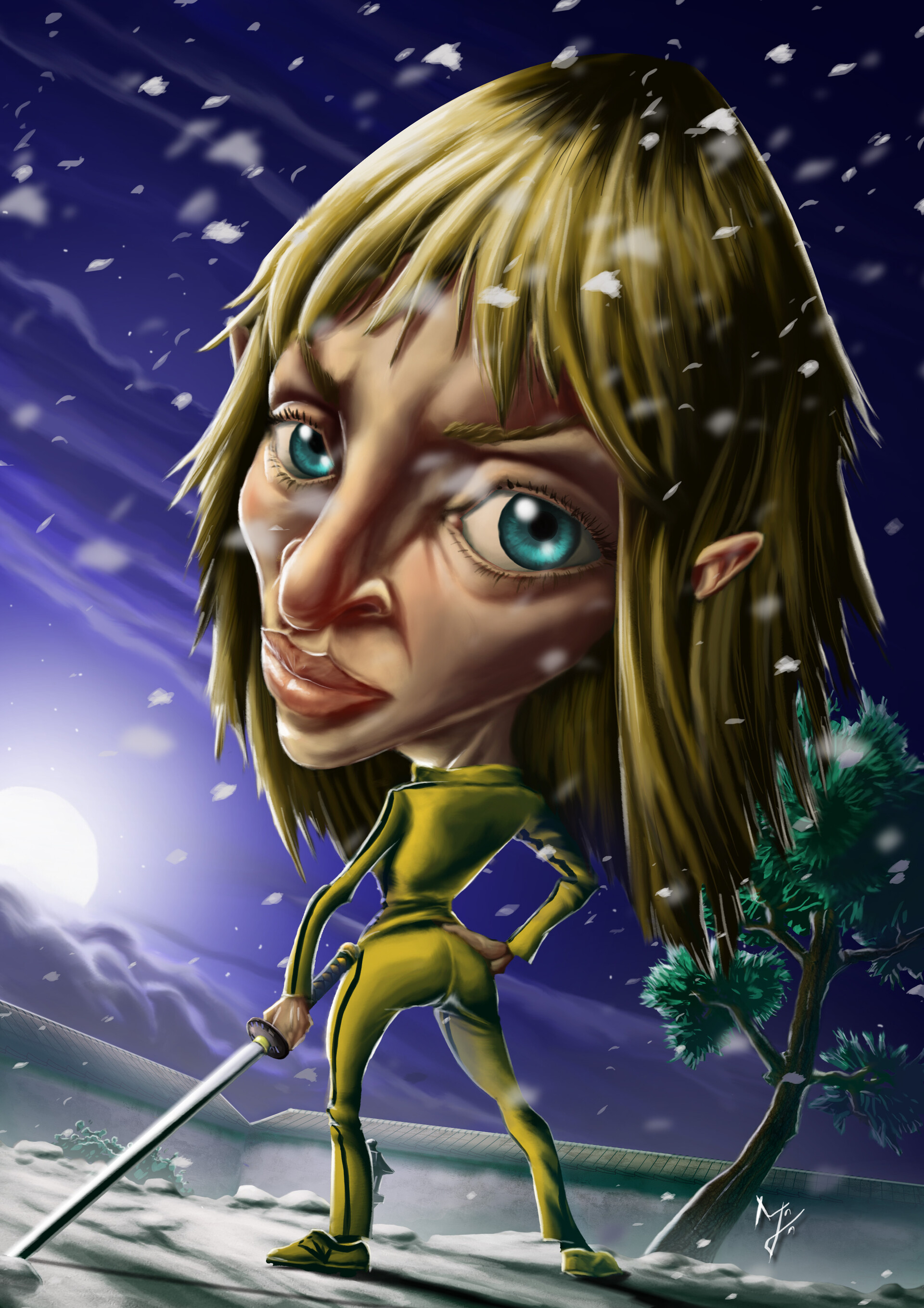 rodrigo magela kill bill commission art
