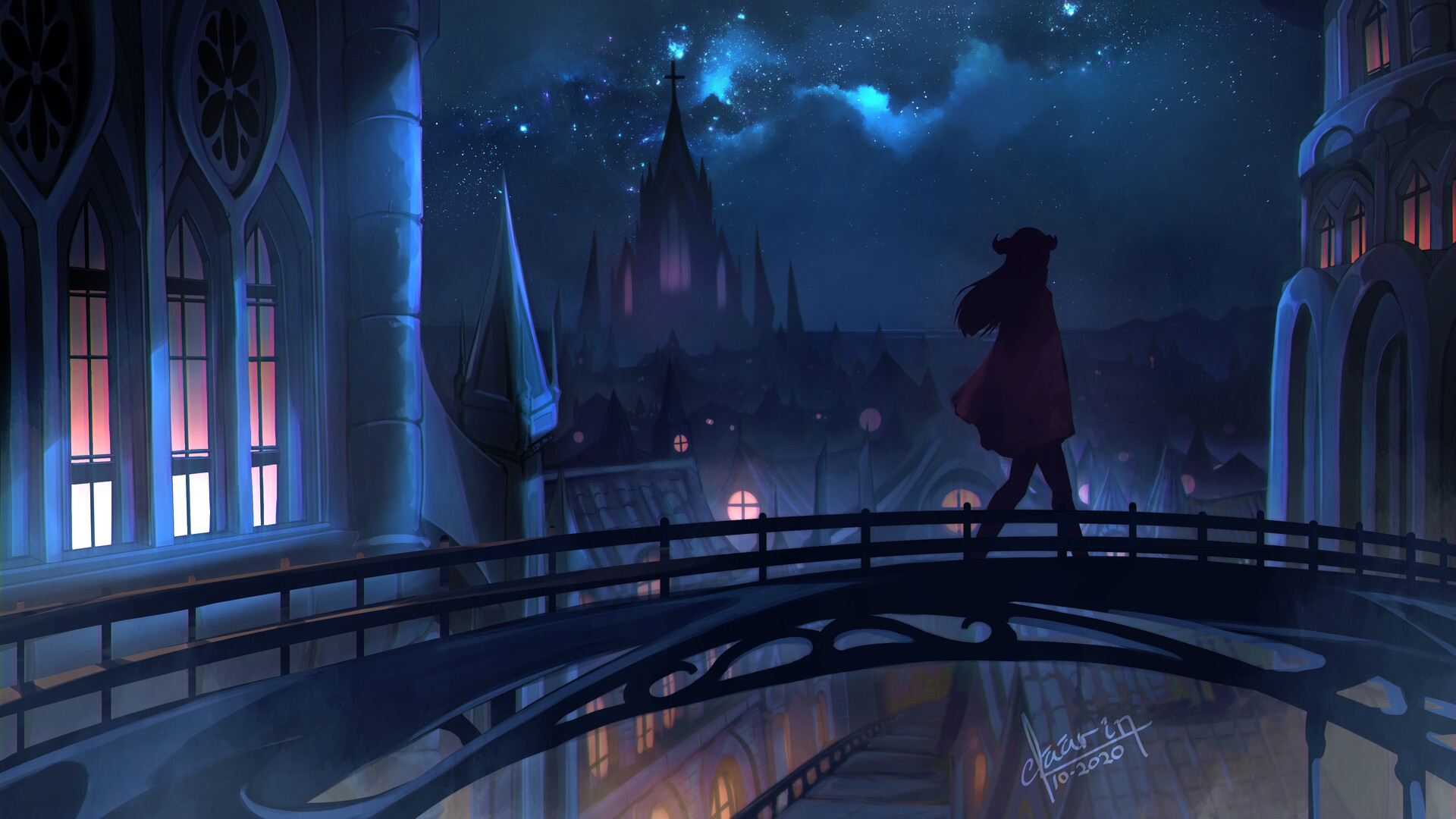 ArtStation Grand Cathedral Arched Bridge