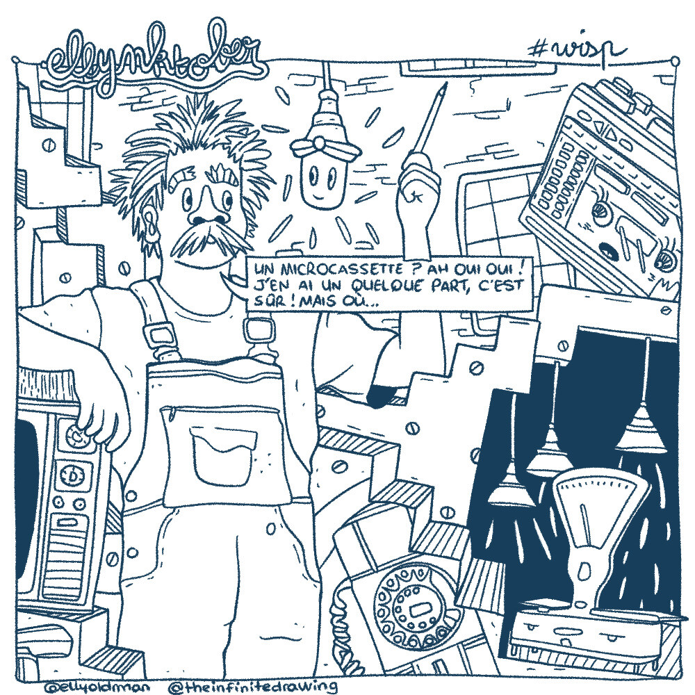 Artstation Inktober 2020 Elly Oldman The Infinite Drawing