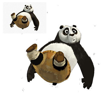 PO  the Panda ( Kung Fu Panda )