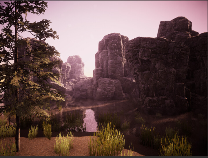 Matthew knight forest environment scene unity made from free