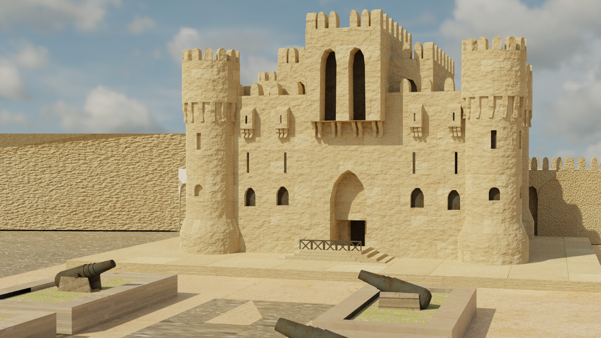 ArtStation - citadel of qaitbay