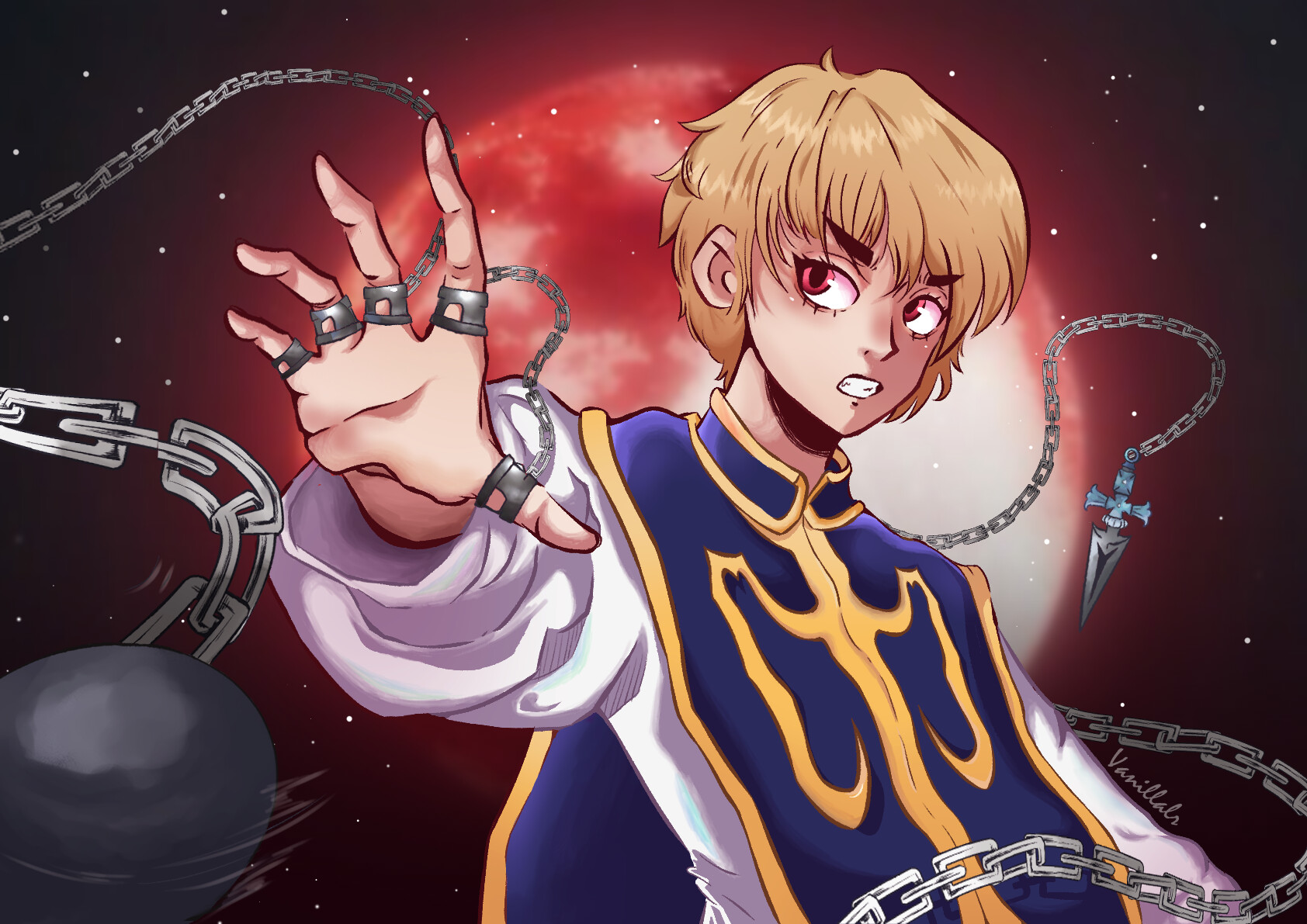 Artstation Kurapika Hunter X Hunter Vanillalr