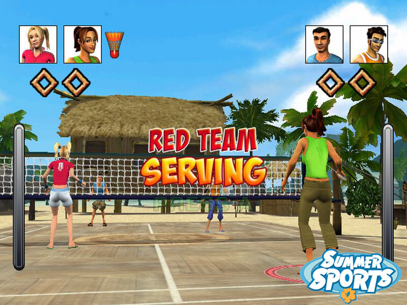 Wii Summer Sports environment assets.