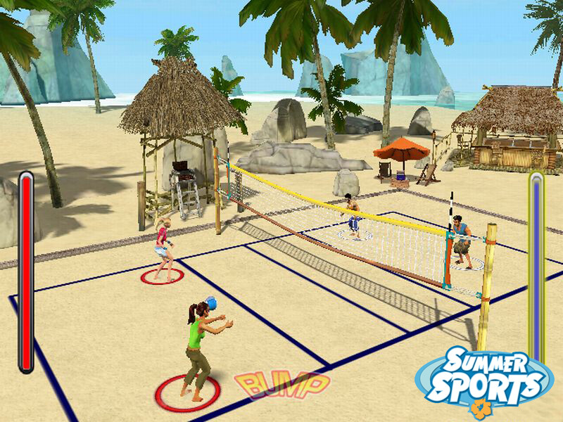 Wii Summer Sports environment assets.