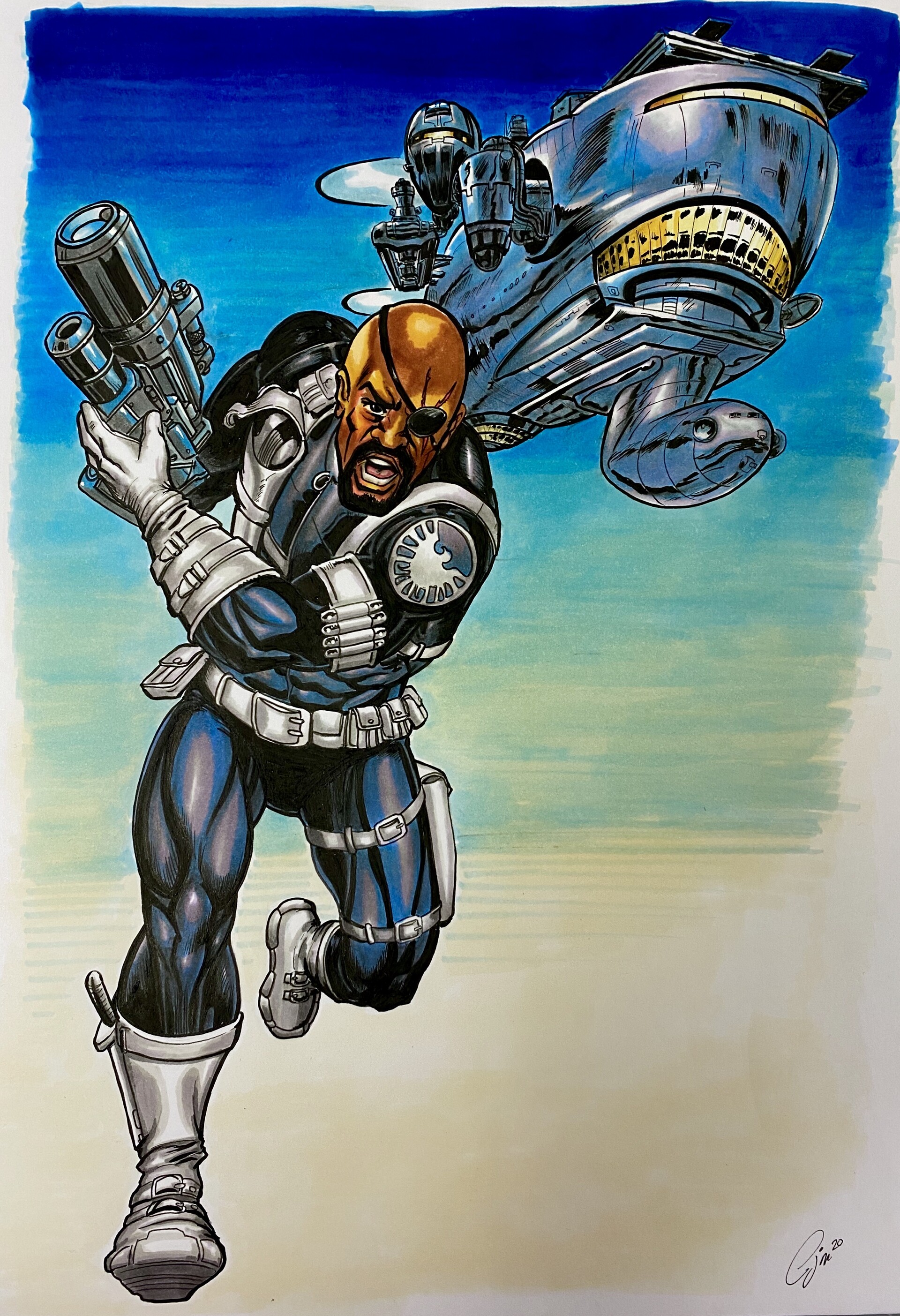 Nick fury hot sale helicarrier