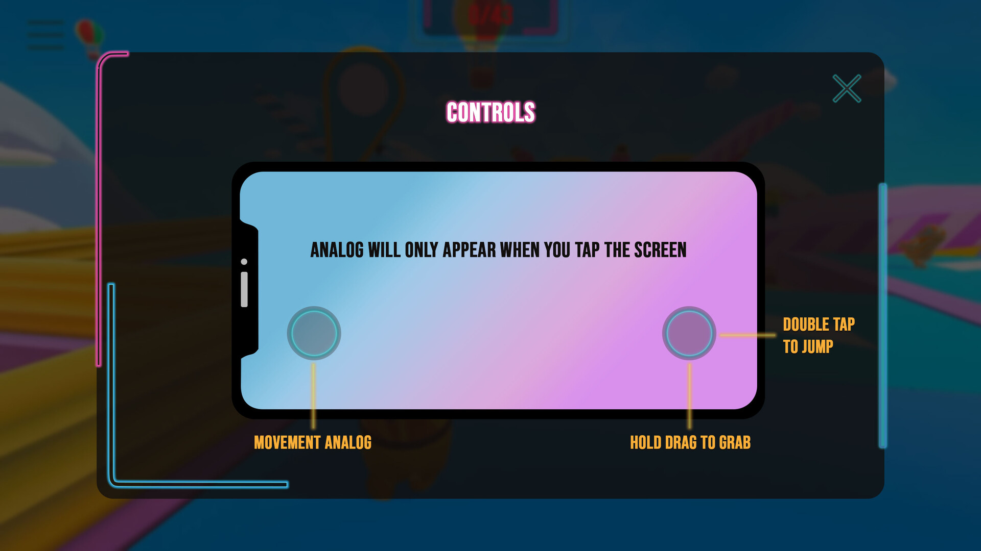 isaac lim - Game UI design mockup: Fall Guys Mobile