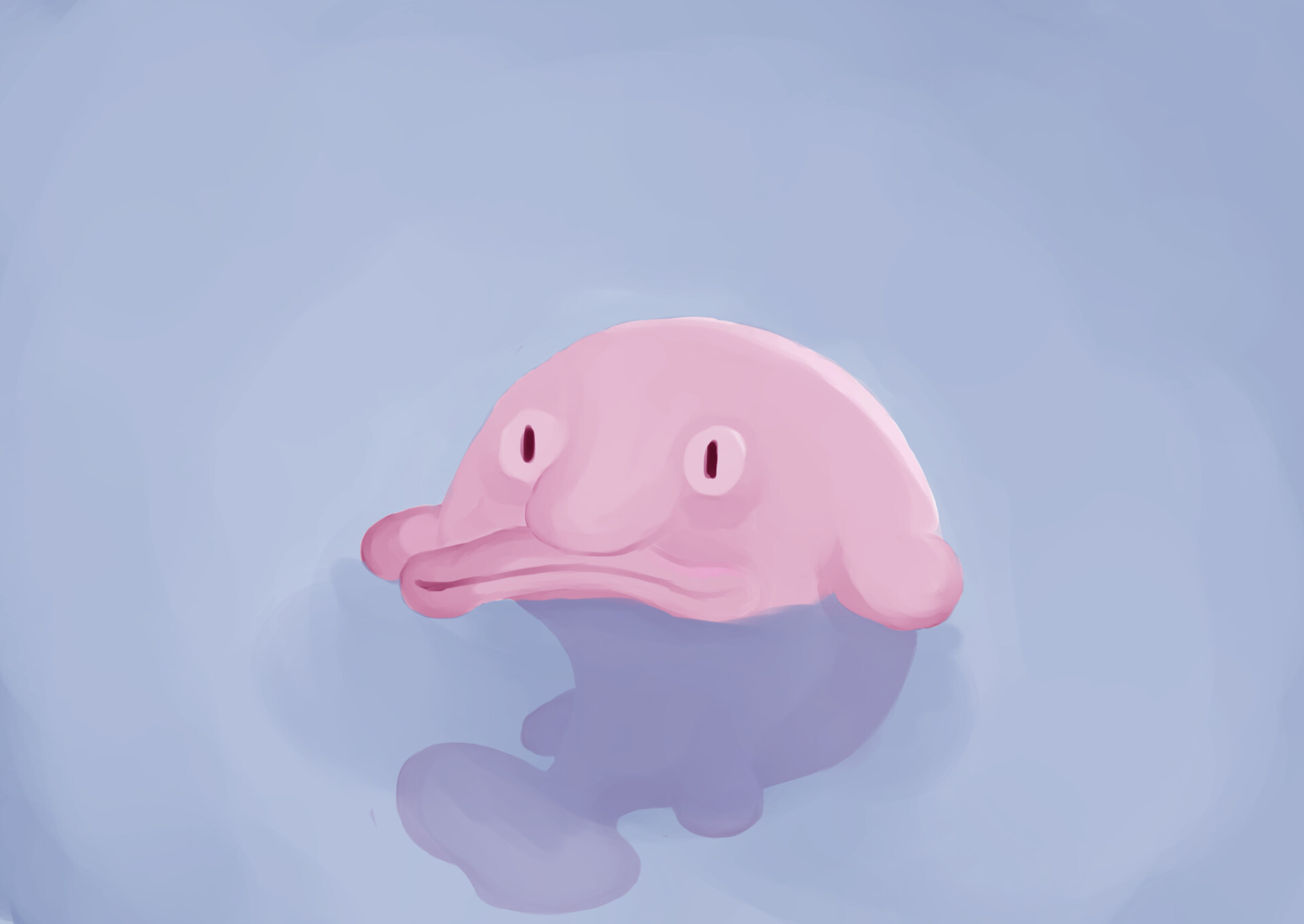 Id like to see Blob Fish as a Pokemon by con1011 on DeviantArt