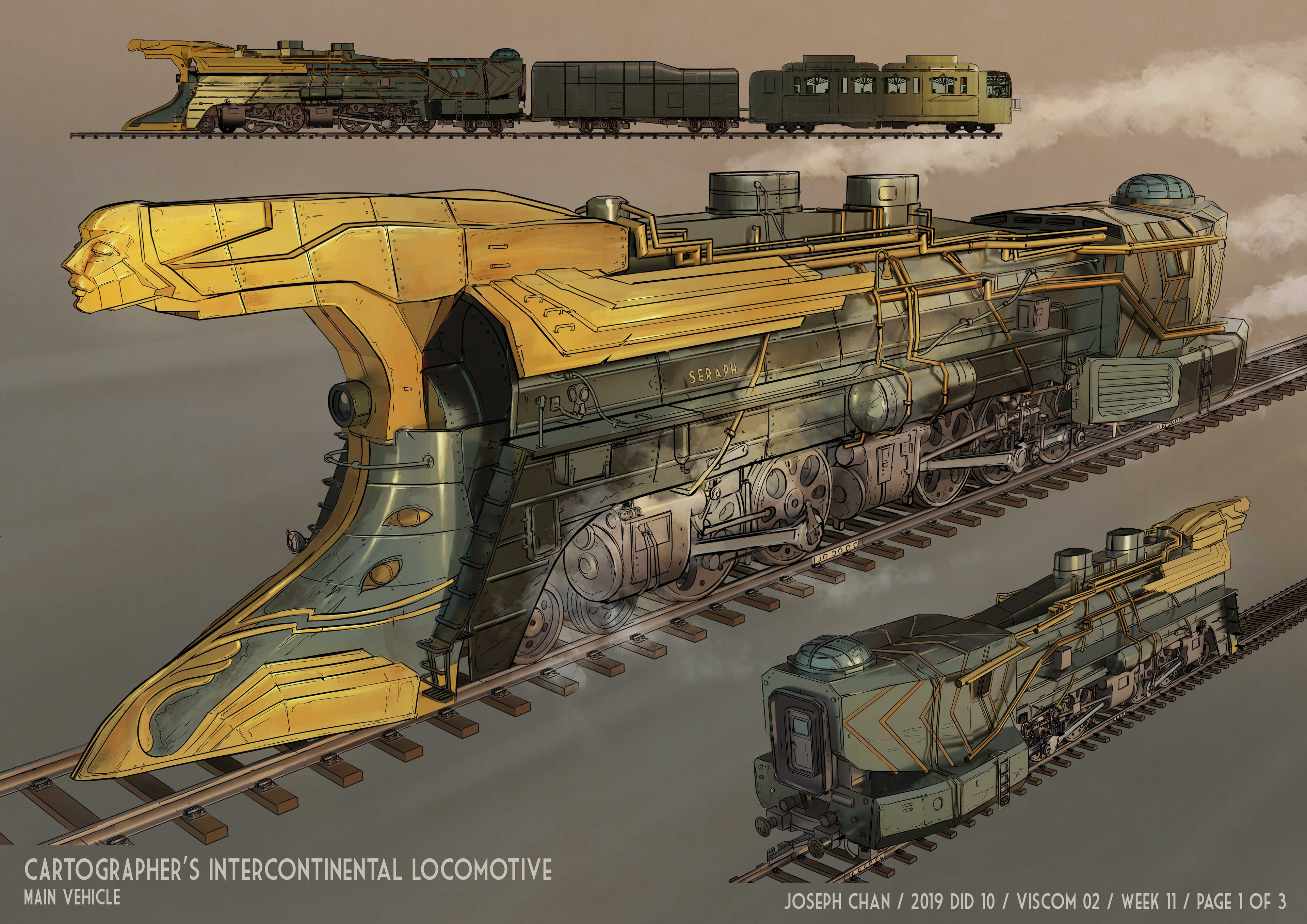 Cartographer's locomotive