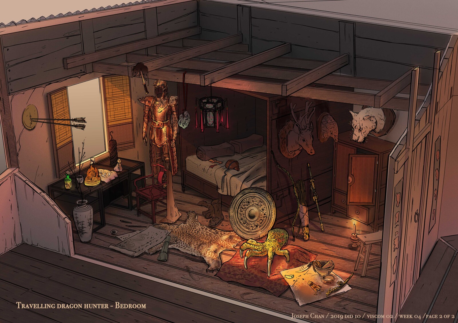 Dragon hunter's inn room