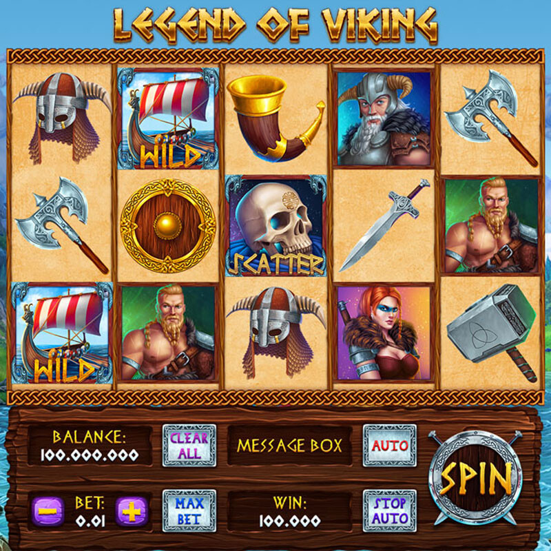 ArtStation - Viking Themed slot machine reels⁠