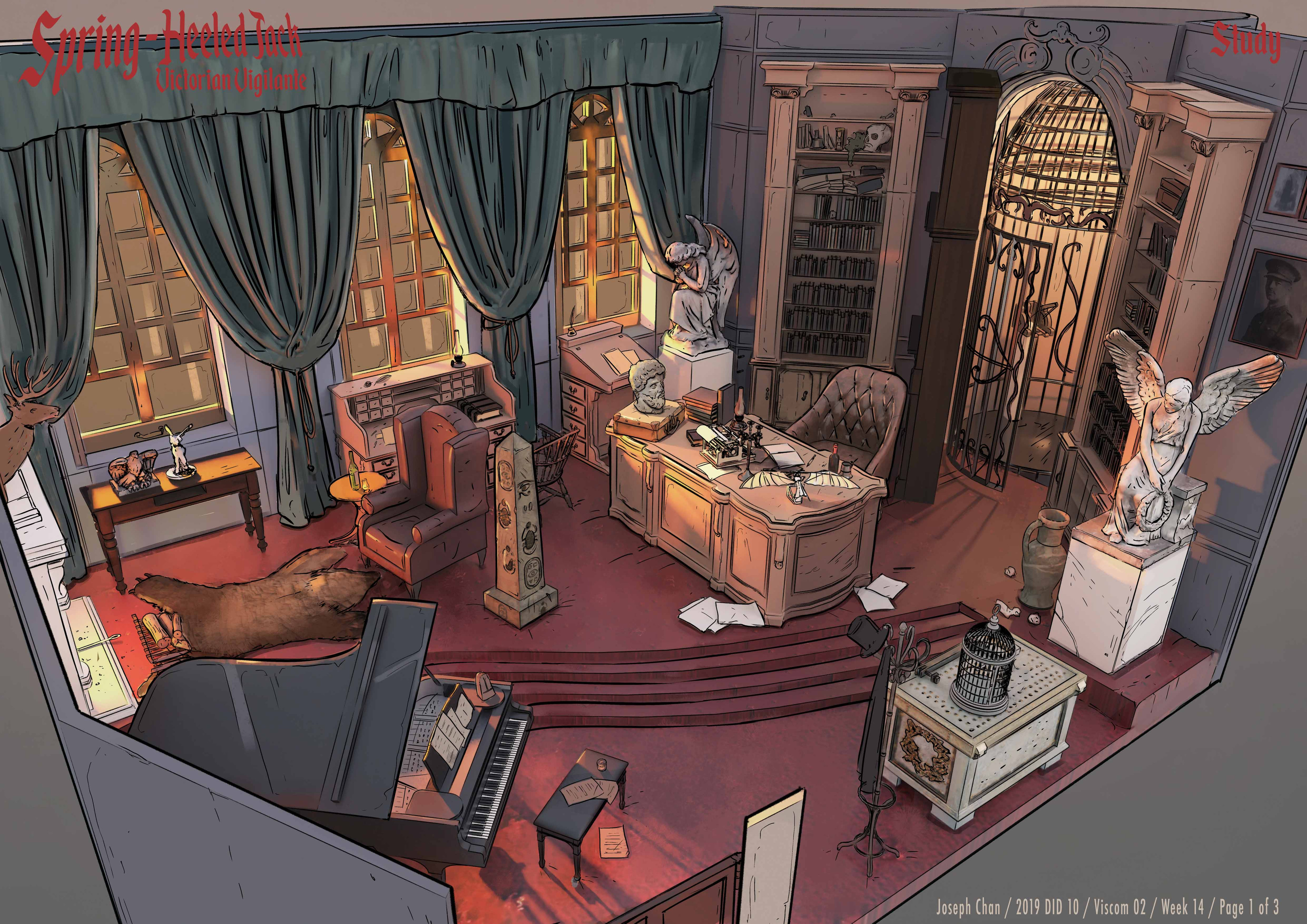 Spring-heeled Jack - Study