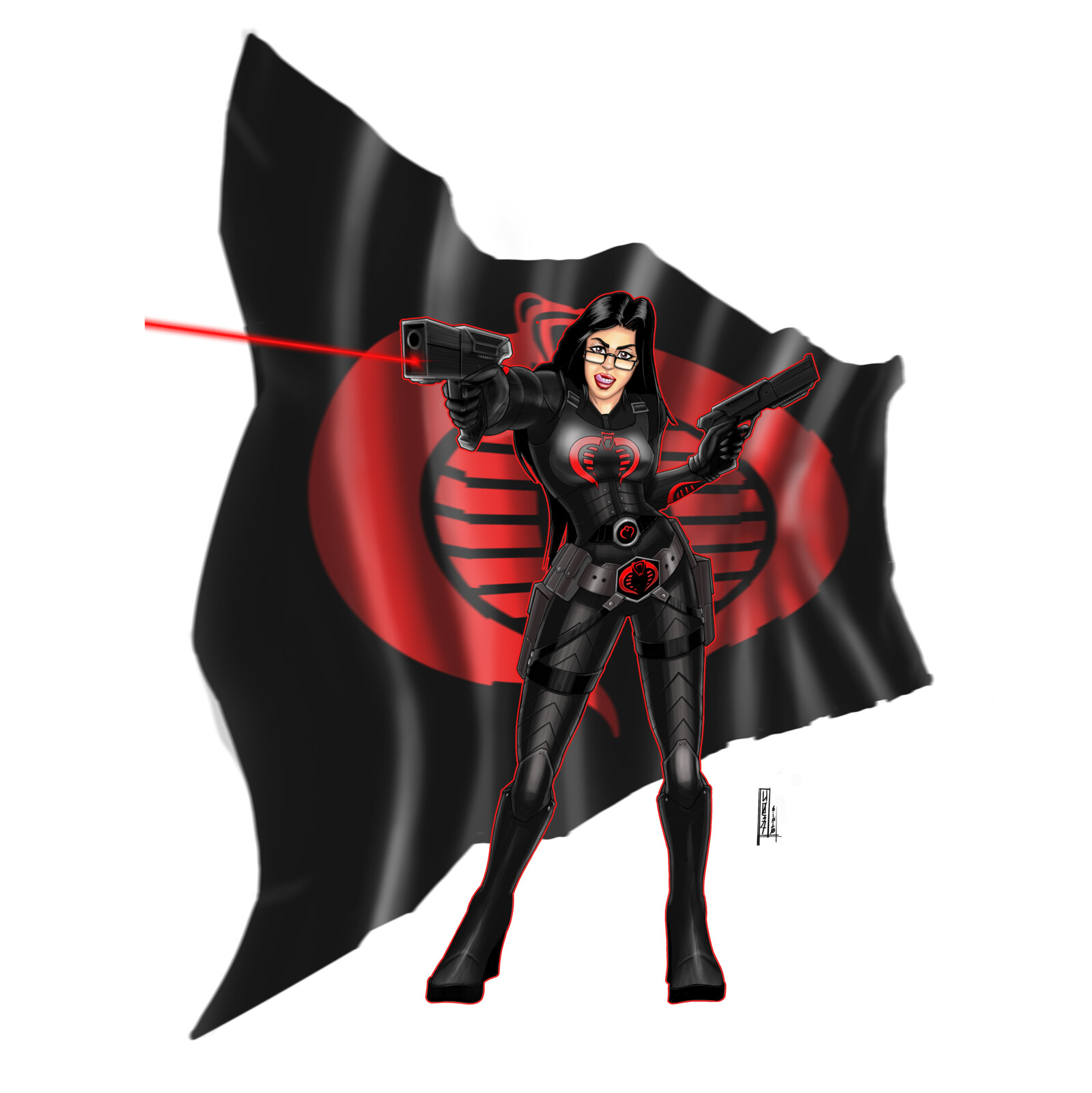 GI Joe- The Baroness
Illustration