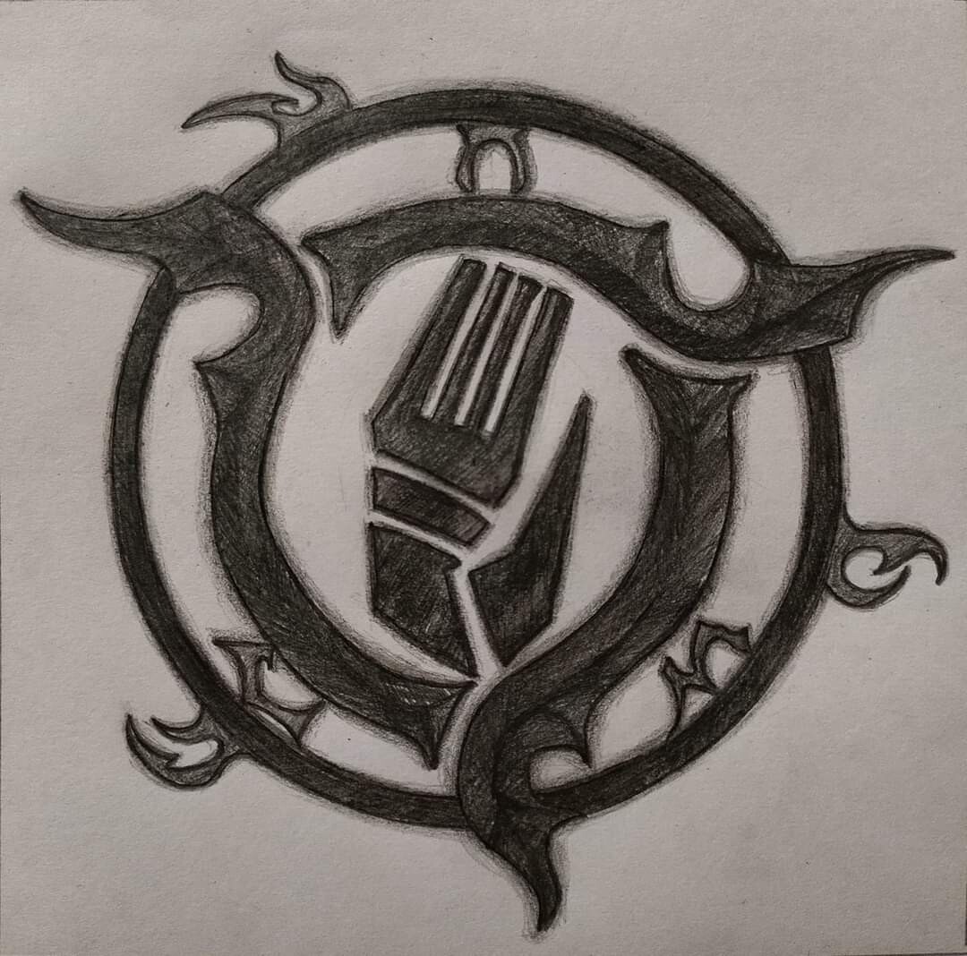 Artstation The Elder Scrolls Themed Tattoo Design Commission From California Rutuja Padwal