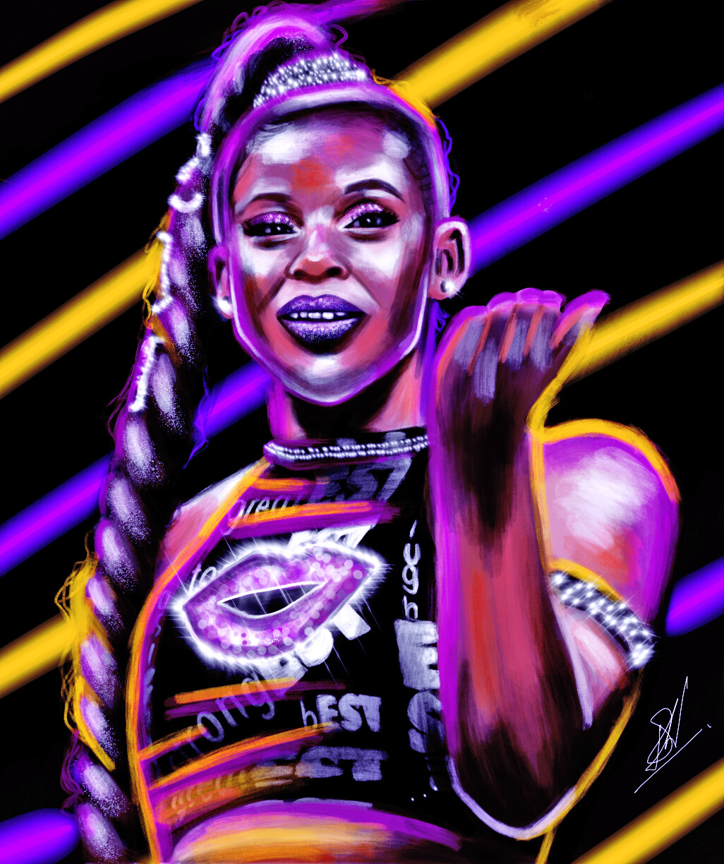 ArtStation WWE Bianca Belair 2020