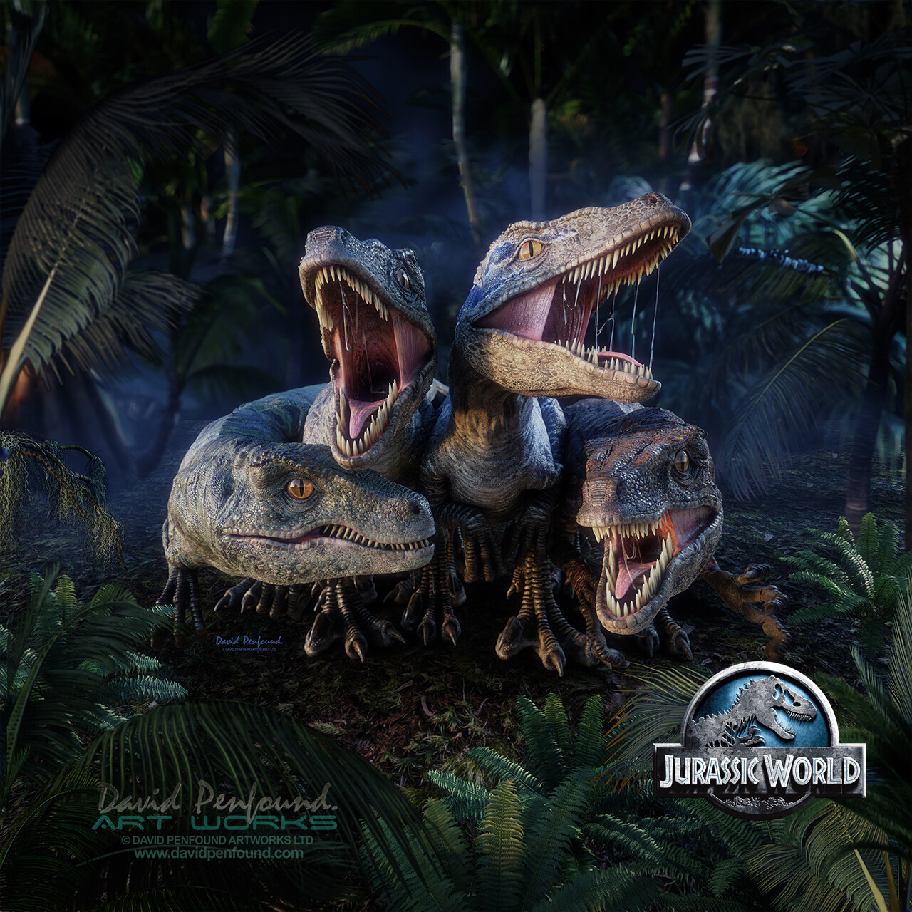 ArtStation - Jurassic World work 2015 Various images/Animation