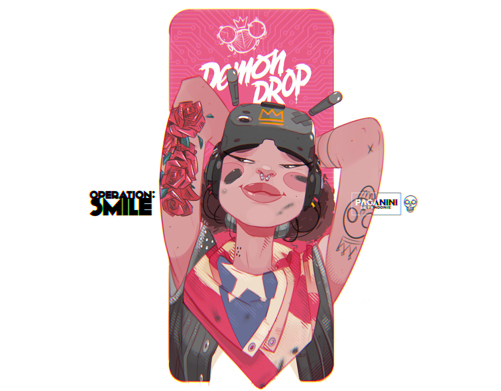 The majestic digital warrior princess, Demon Drop!