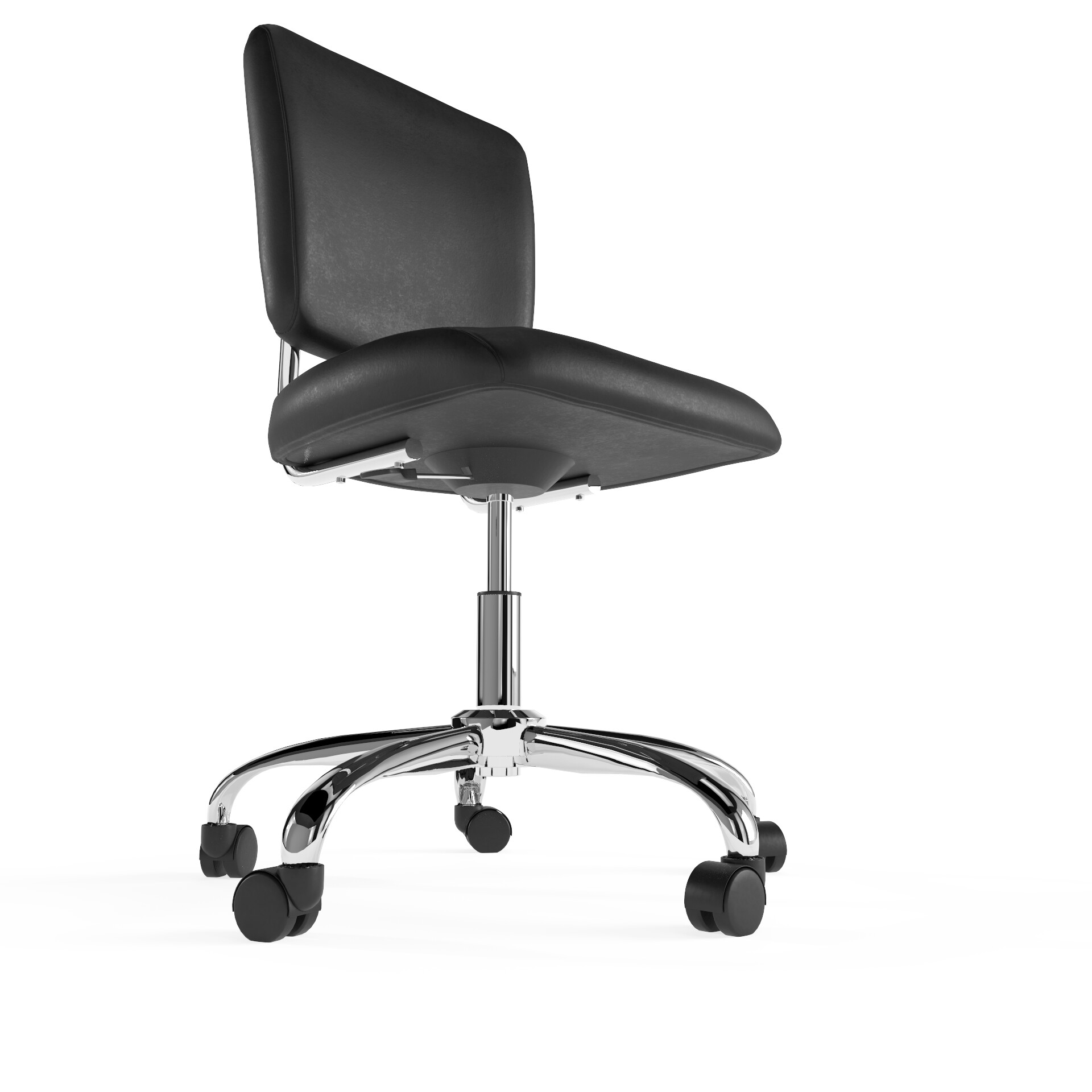 Staples armless top office chair