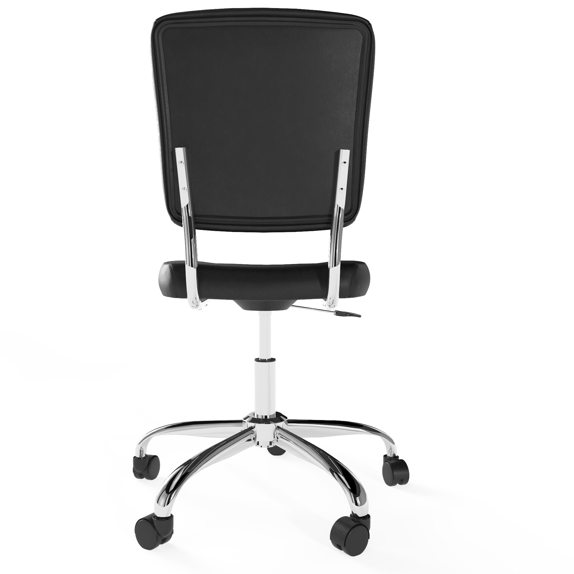 Armless task deals chair staples