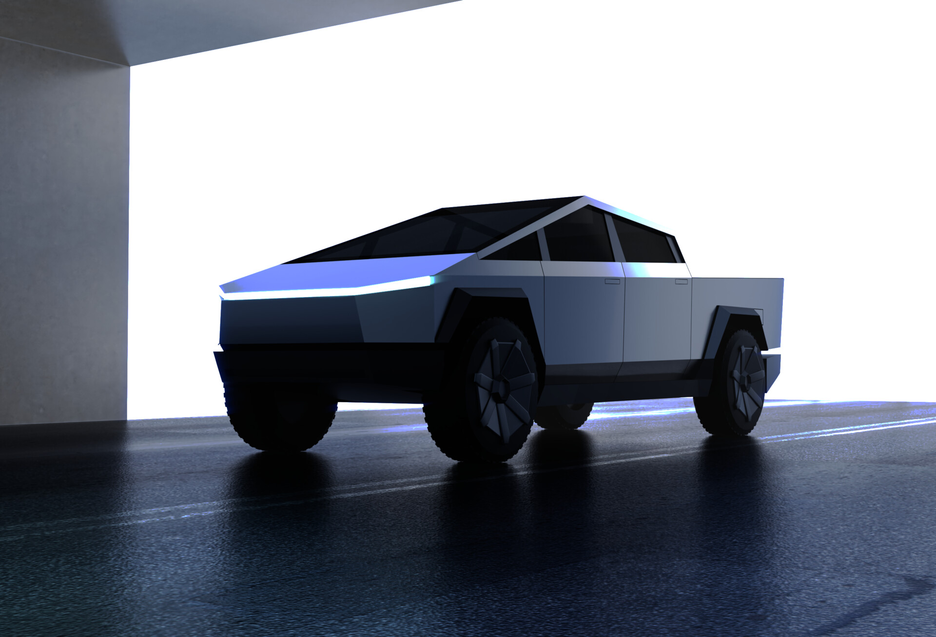 ArtStation - Tesla CyberTruck