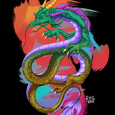 Dragon (01) - T-shirt graphic