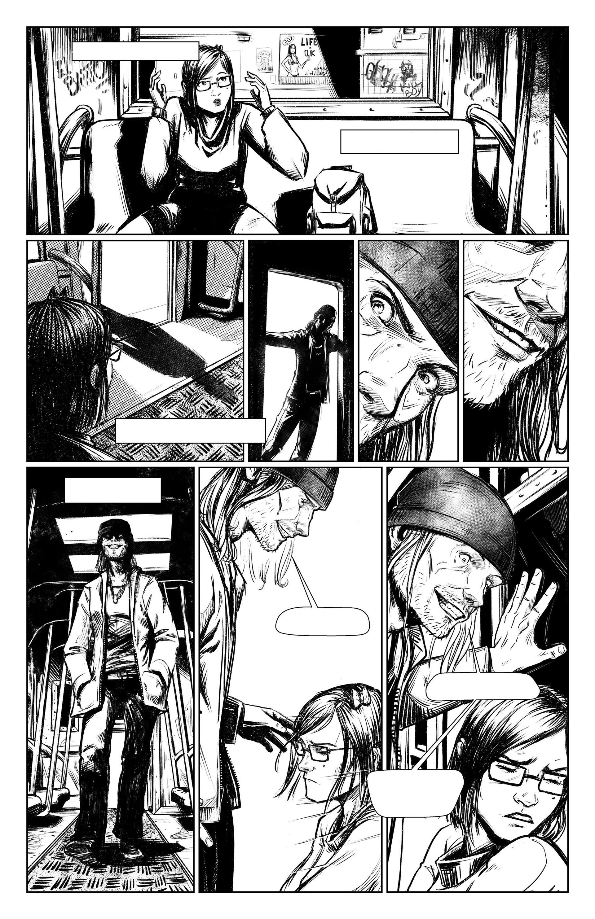 Sisimiki Studio Comic extracts from "Infierno para Inocentes" comic