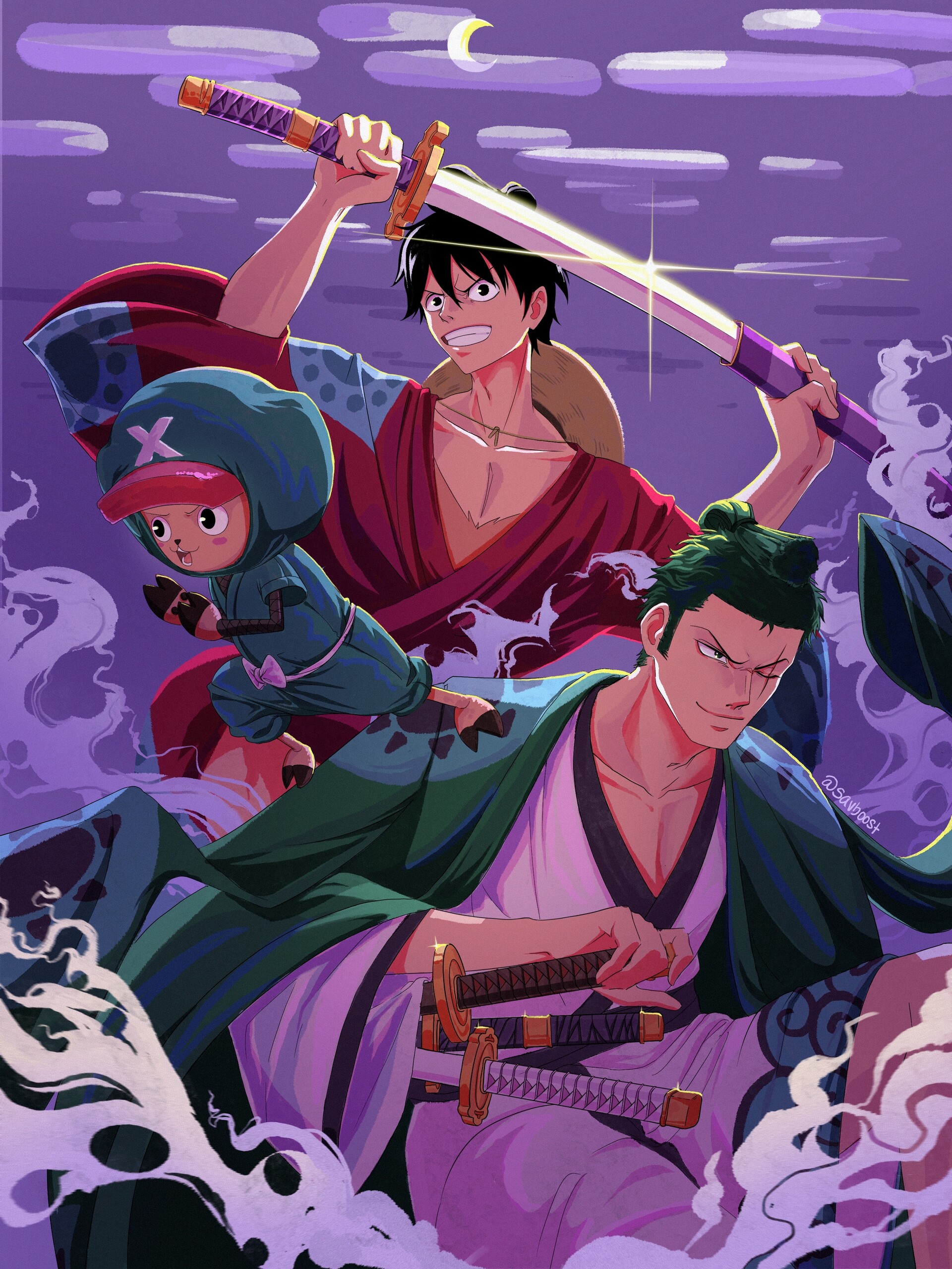 ArtStation  One Piece  Wano, savboost