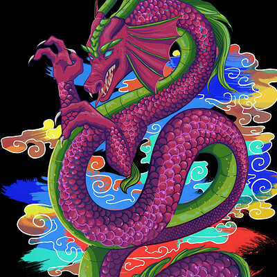 R h stevens dragon shirt ig