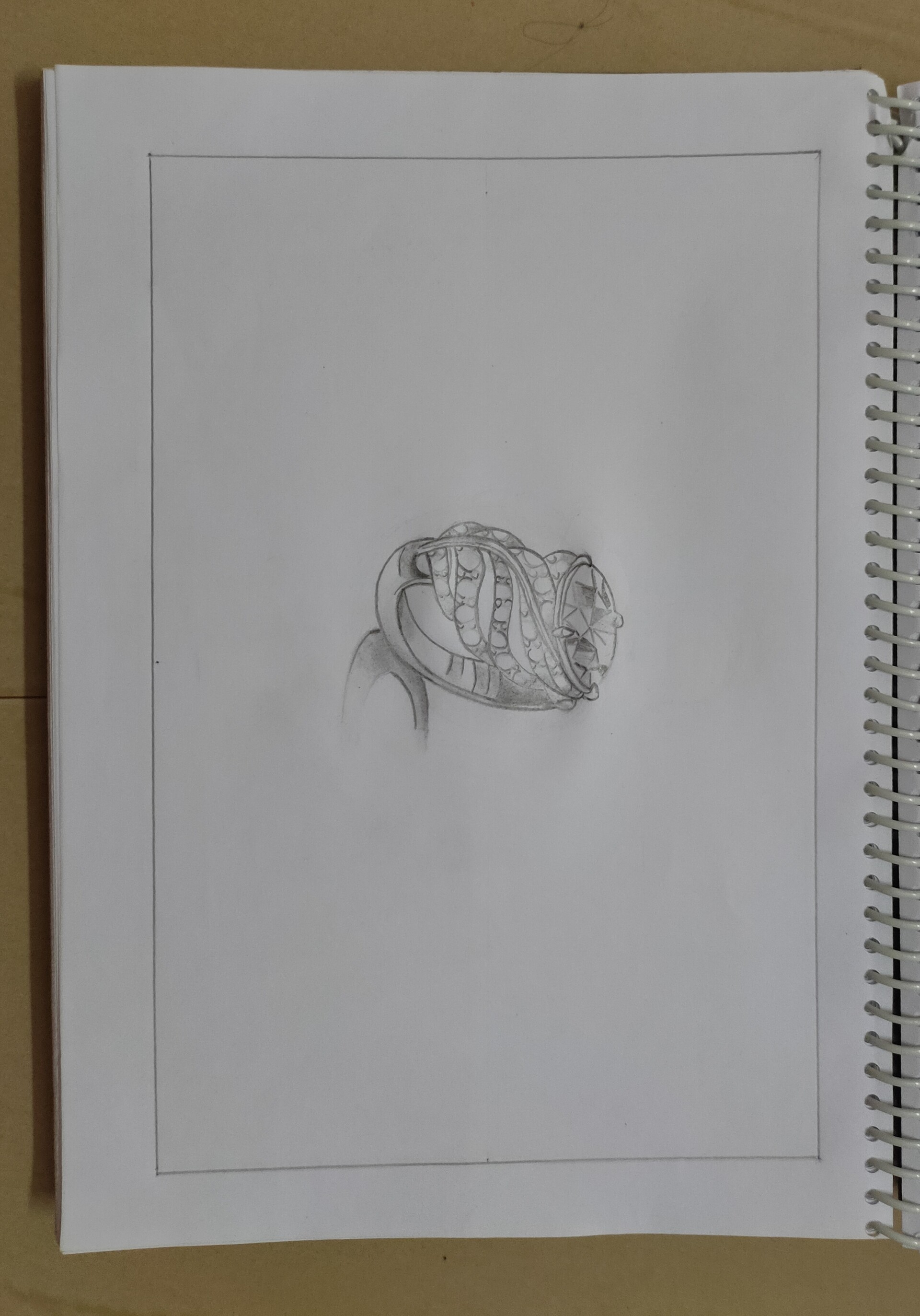Tiffany Ring Design Sketch - SK1054 – JEWELLERY GRAPHICS