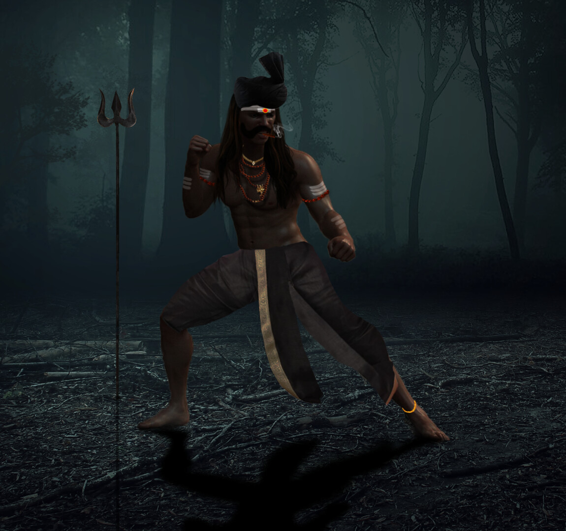 Artstation Sangili Karuppar In Action Devotional Designs 1920x1080 0 kraska, gradient, tekstura. artstation sangili karuppar in action