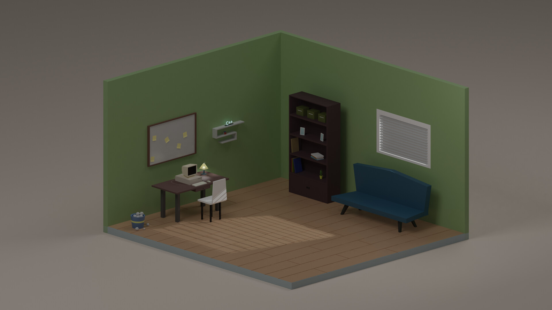 ArtStation - A programmer's room
