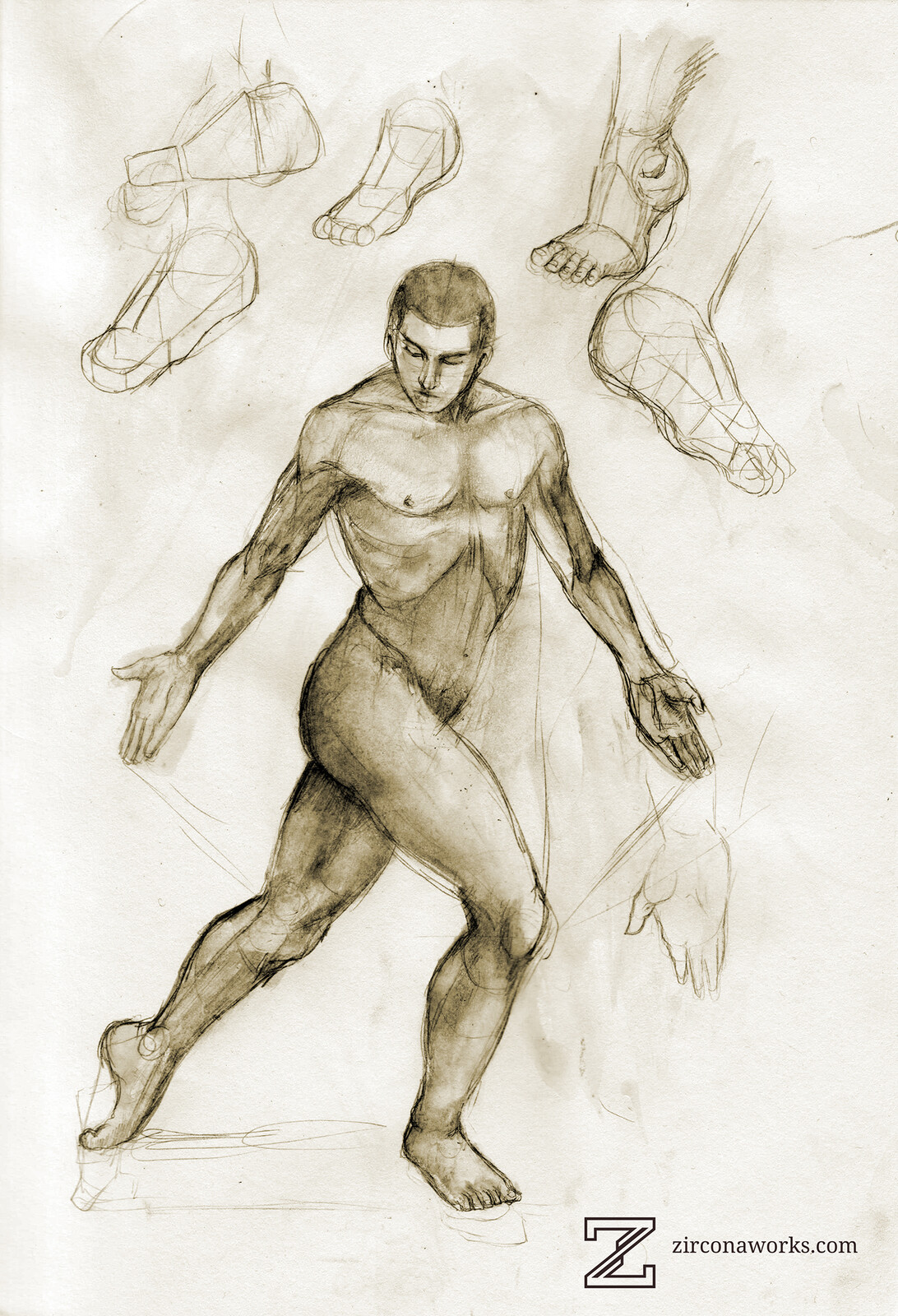 Male nude studies #2